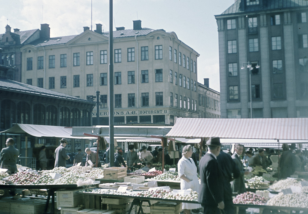 Hötorget (The Haymarket ) in Stockholm City.