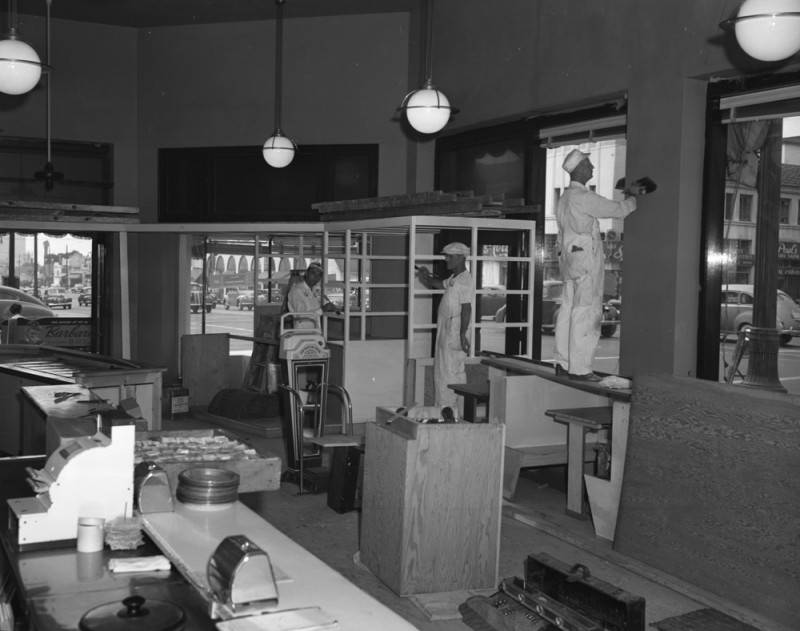 Currie’s Ice Cream Parlors LA 1946 California