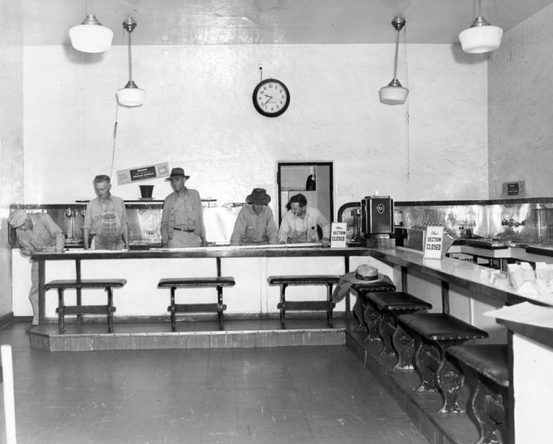 Currie’s Ice Cream Parlors LA 1946 California