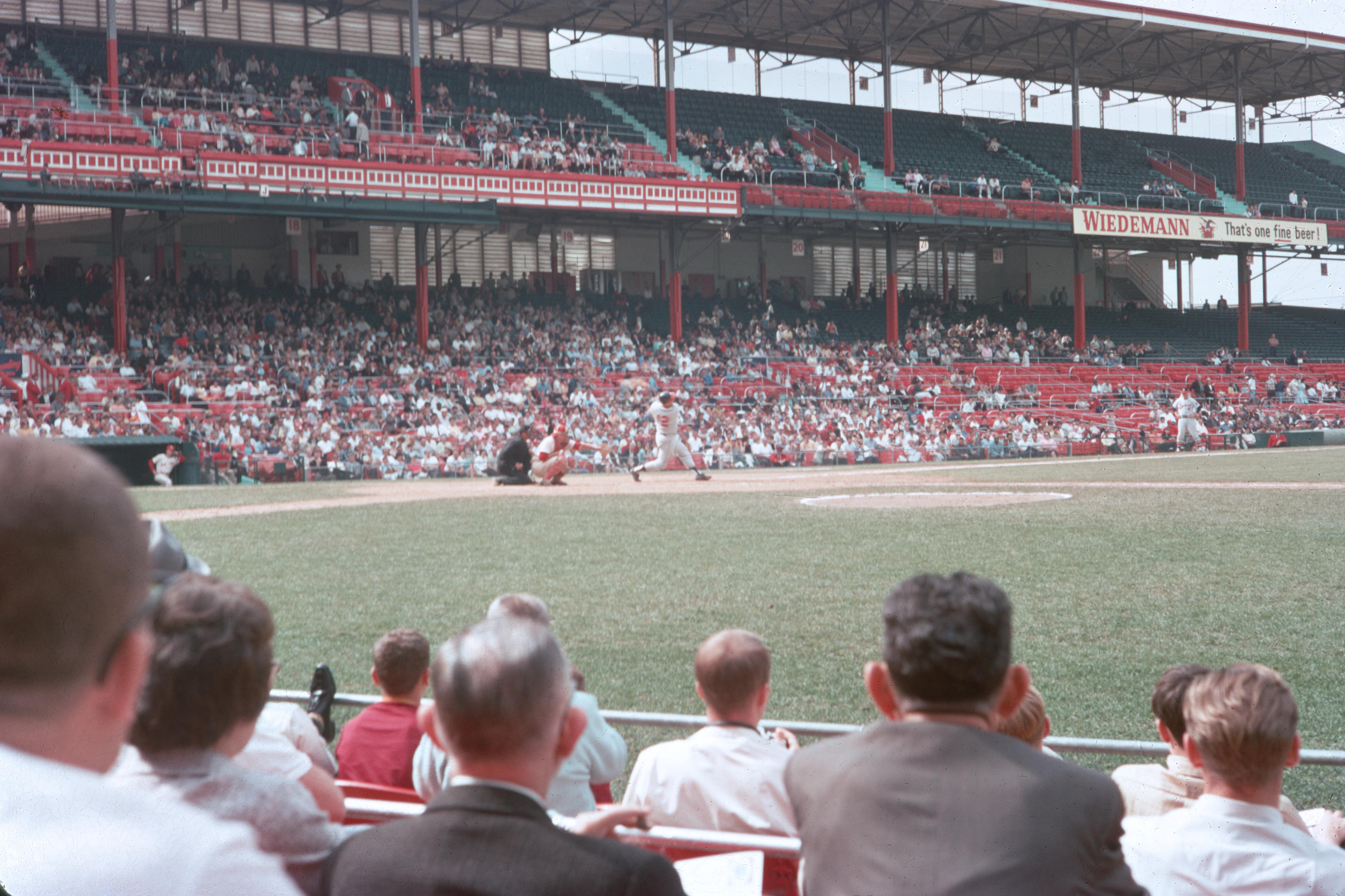 Cincinatti Reds game, 1967