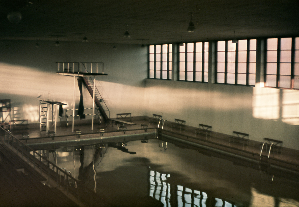 Swimming pool in the old Swimming Baths of Borås.