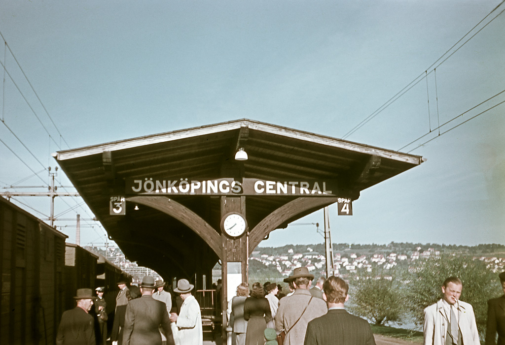 Jönköping railway station.