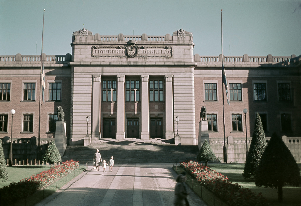 University College of Gothenburg. (Today the University of Gothenburg).