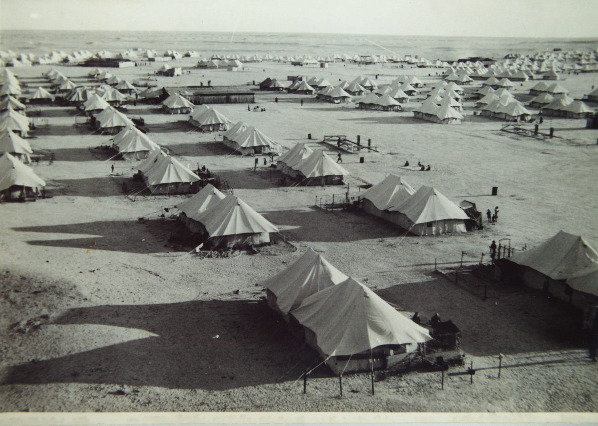 El Shatt, the United Nations Relief and Rehabilitation Administration's refugee camp for Yugoslavs