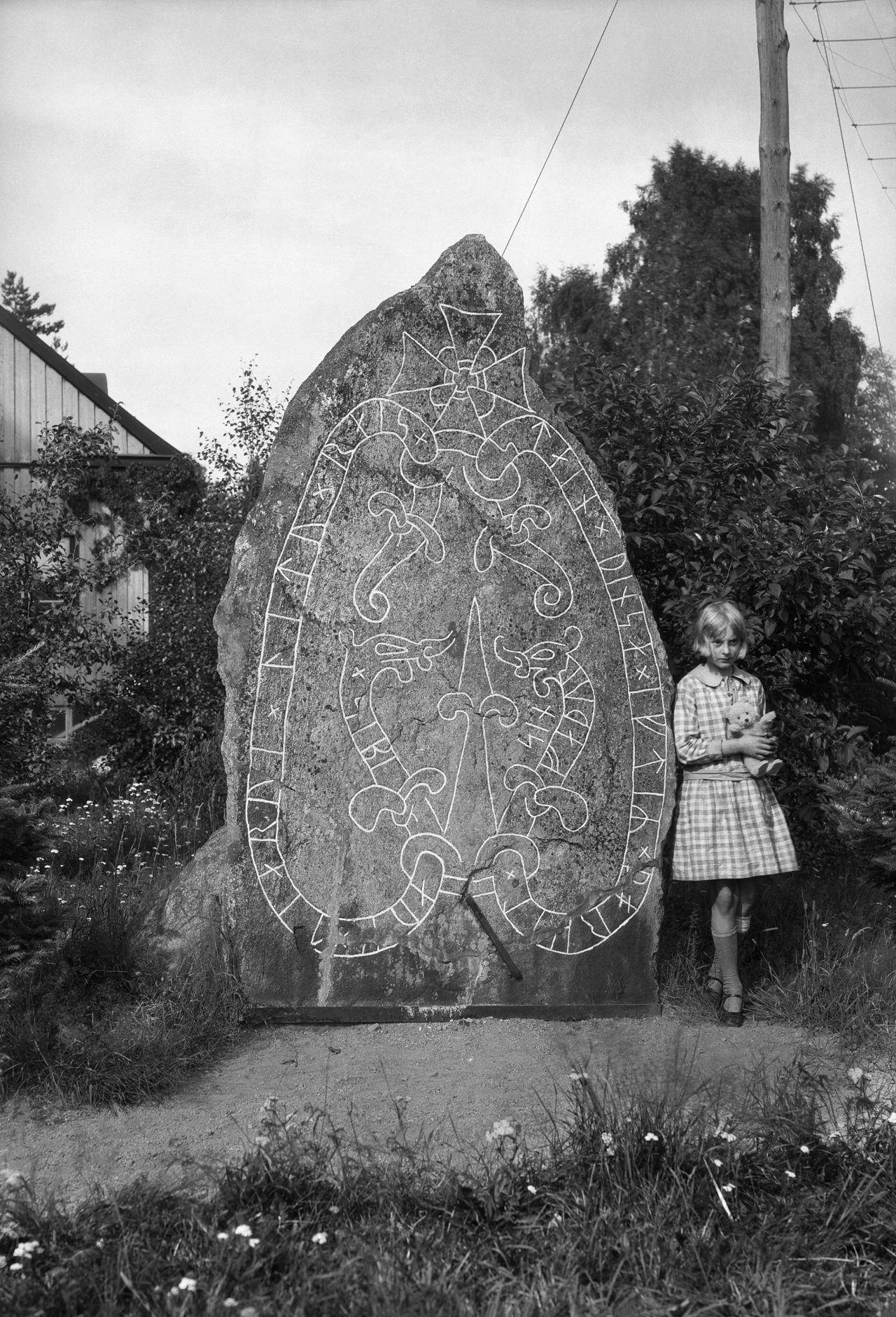 Old Photographs of Ancient Runic Inscriptions and Picture Stones Sweden