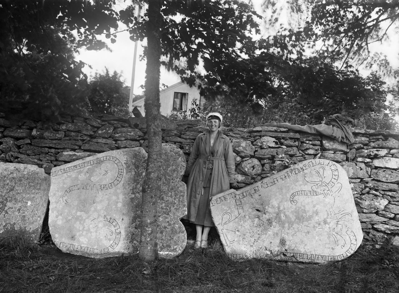 Old Photographs of Ancient Runic Inscriptions and Picture Stones Sweden