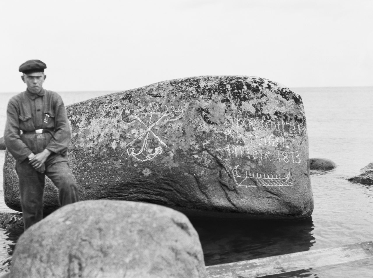 Old Photographs of Ancient Runic Inscriptions and Picture Stones Sweden