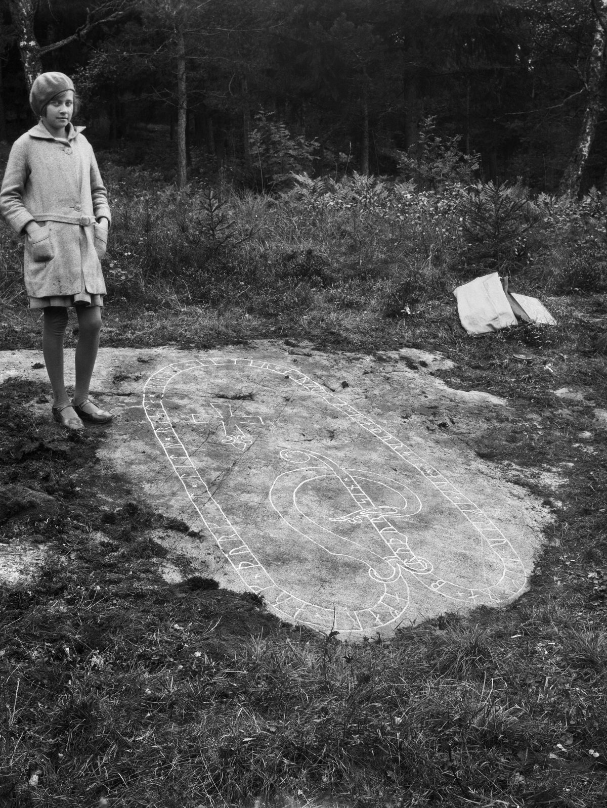 Old Photographs of Ancient Runic Inscriptions and Picture Stones Sweden