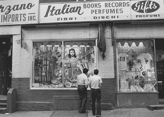 Italian gifts, 1978 Little Italy, Manhattan, NY 1978