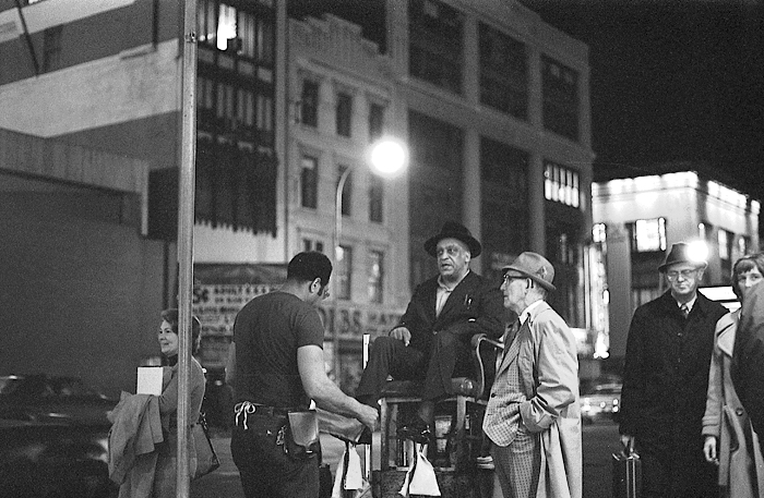 Talk at night, 1977 Downtown Manhattan, NY