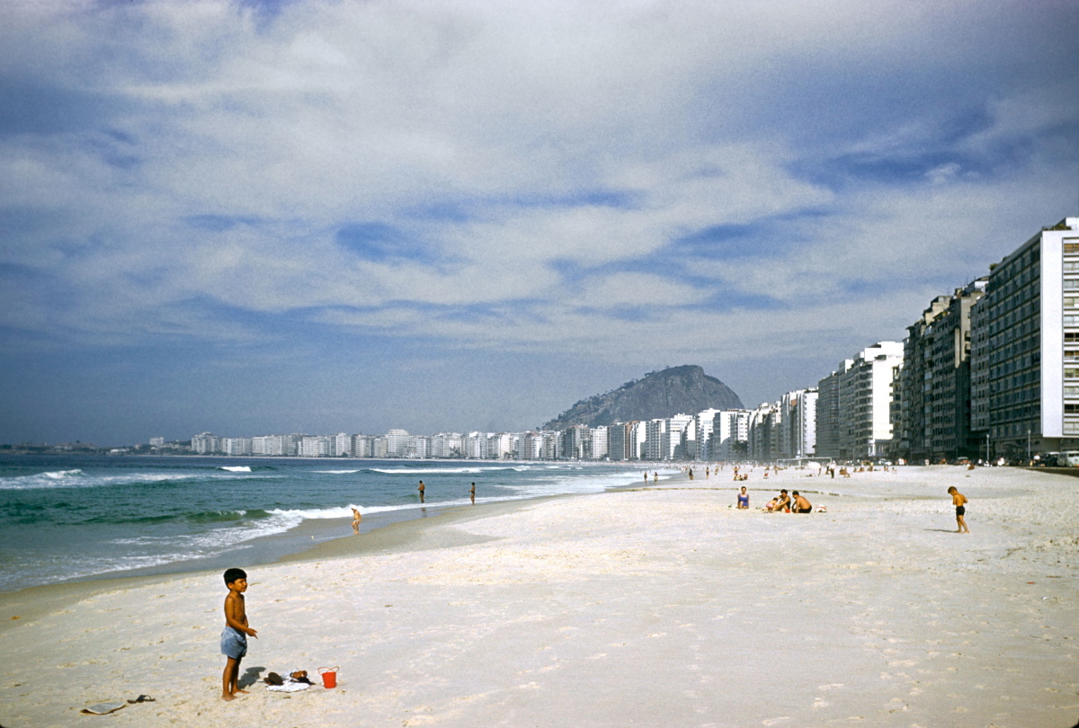 Copacabana Beach, Rio,1960 Kodachrome