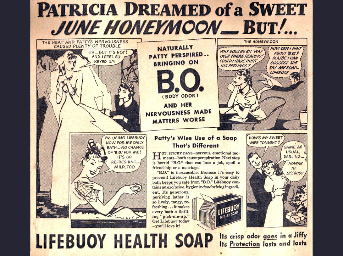 Lot Detail - LIFEBUOY SOAP 1950'S ADVERTISEMENT FEATURING BOB