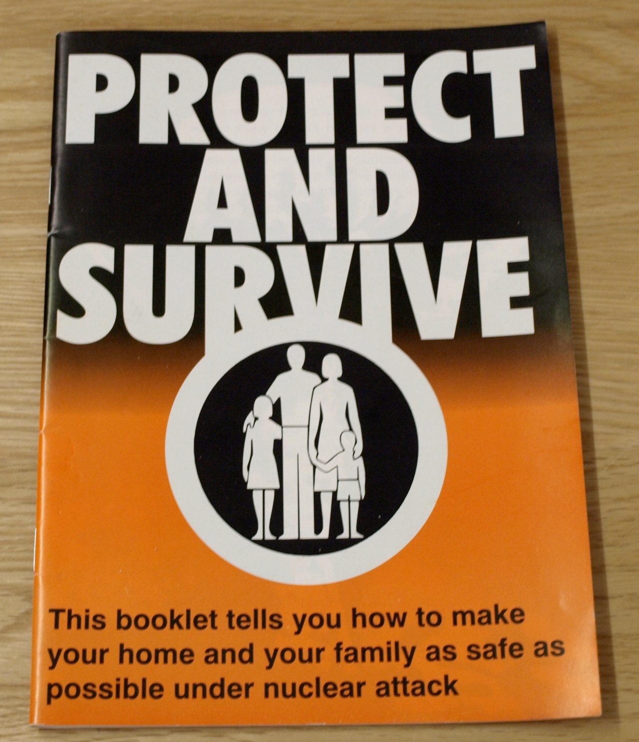Protect and survive 1980 Nuclear war pamphlet