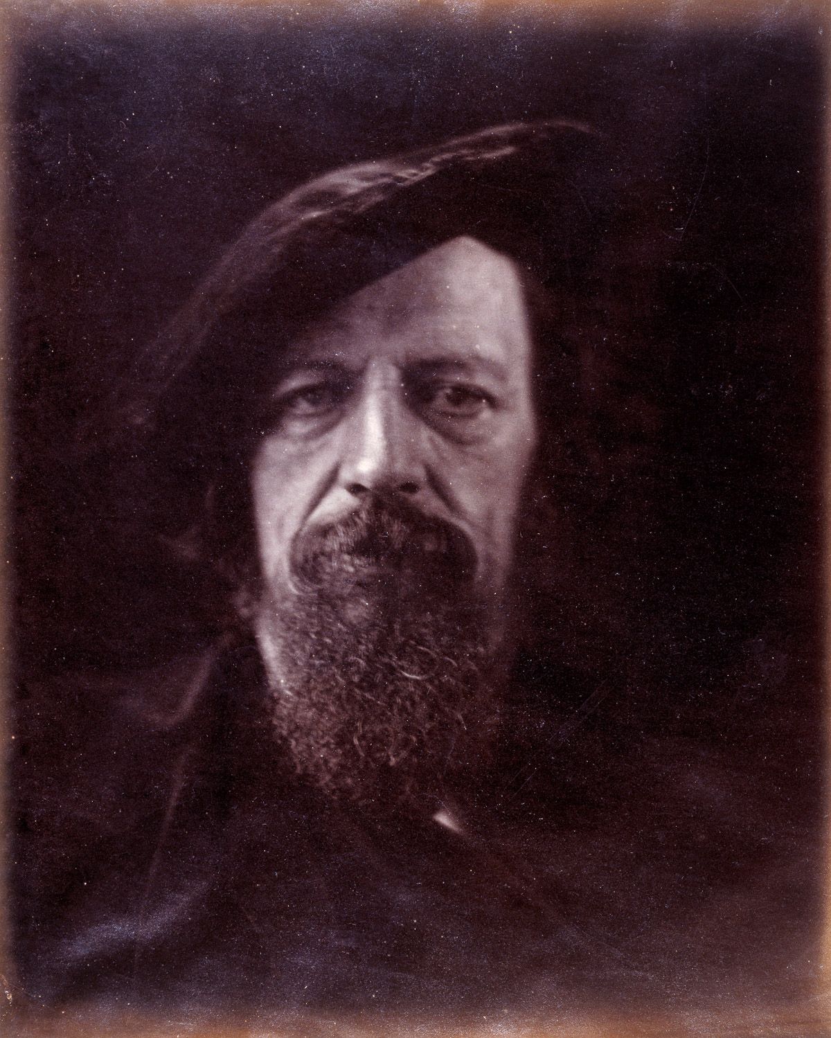 c. 1865 Poet Alfred Lord Tennyson.Julia Margaret Cameron portraits