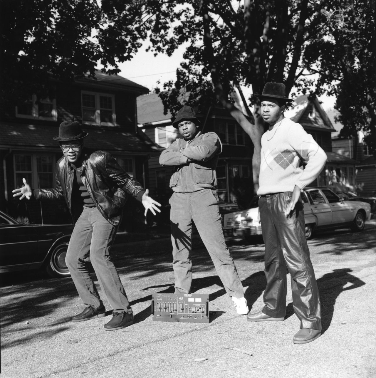 Run-DMC (1984). Photo by Janette Beckman.