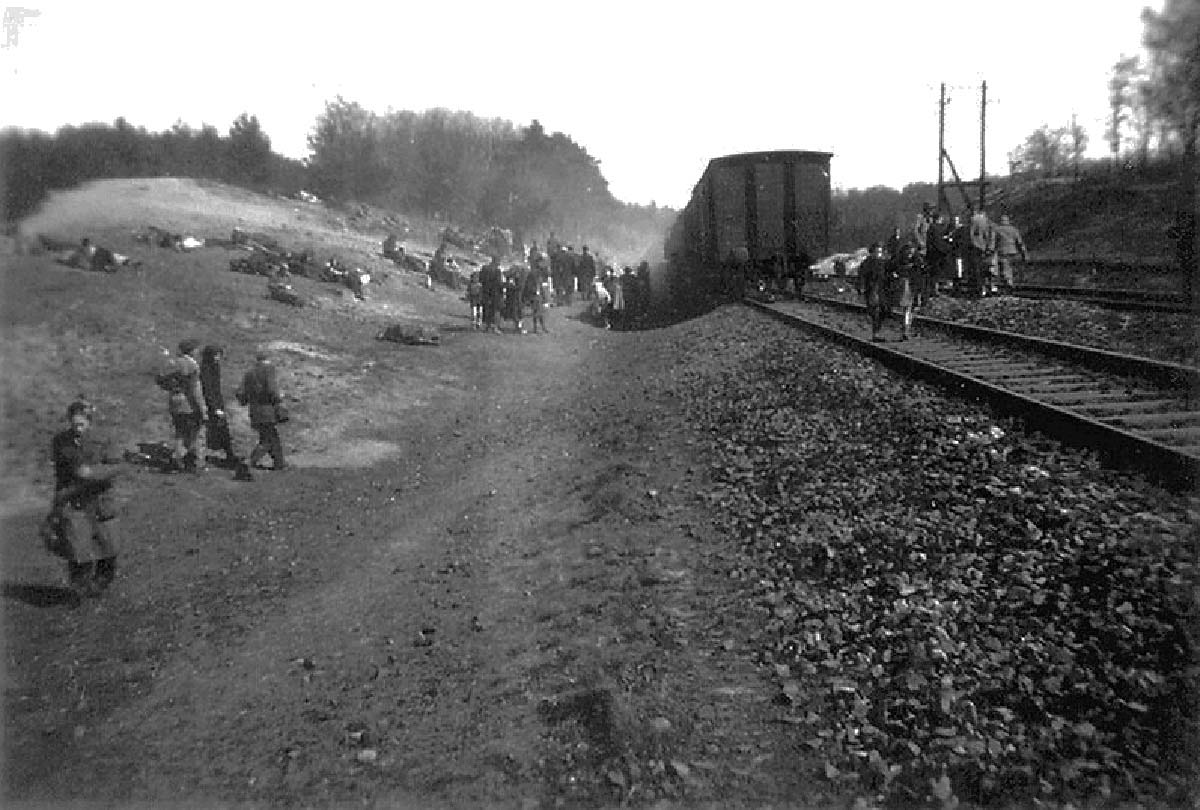 Holocaust Friday, April 13th, 1945. The Moment of Liberation.Farsleben, Germany. By U.S. Army, Major Clarence Benjamin, 743rd Tank Battalion.