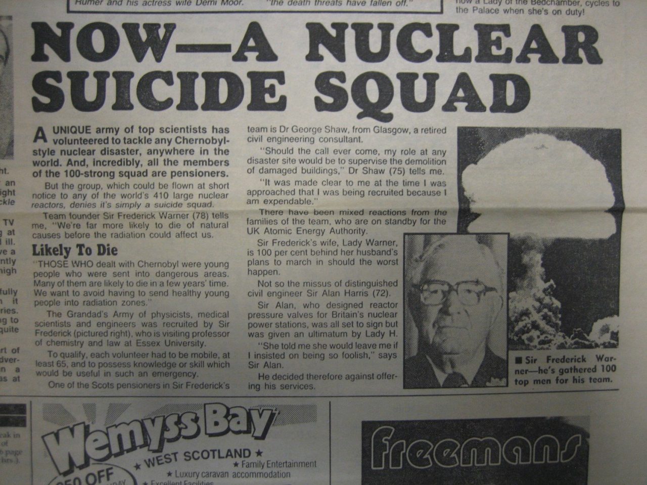 Volunteers for Ionising Radiation