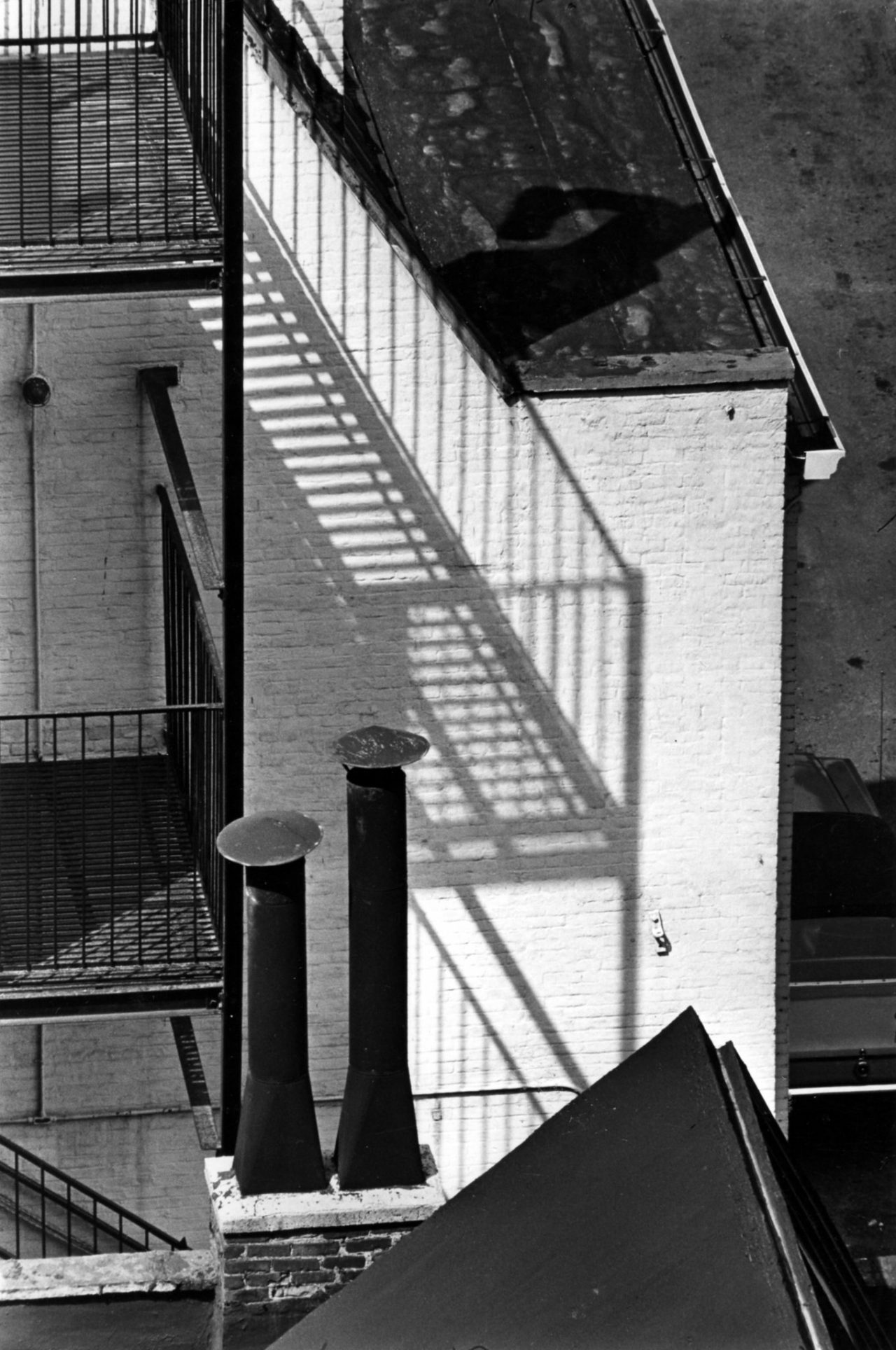 Chimney, MacDougal Alley. April 1, 1965.