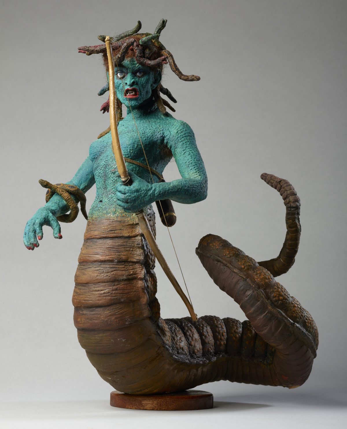 Medusa model from Clash of the Titans, c.1979 by Ray Harryhausen (1920-2013) Collection: The Ray and Diana Harryhausen Foundation (Charity No. SC001419) © The Ray and Diana Harryhausen Foundation Photography: Sam Drake (National Galleries of Scotland)