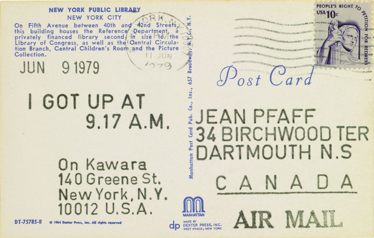 On Kawara Flashbak