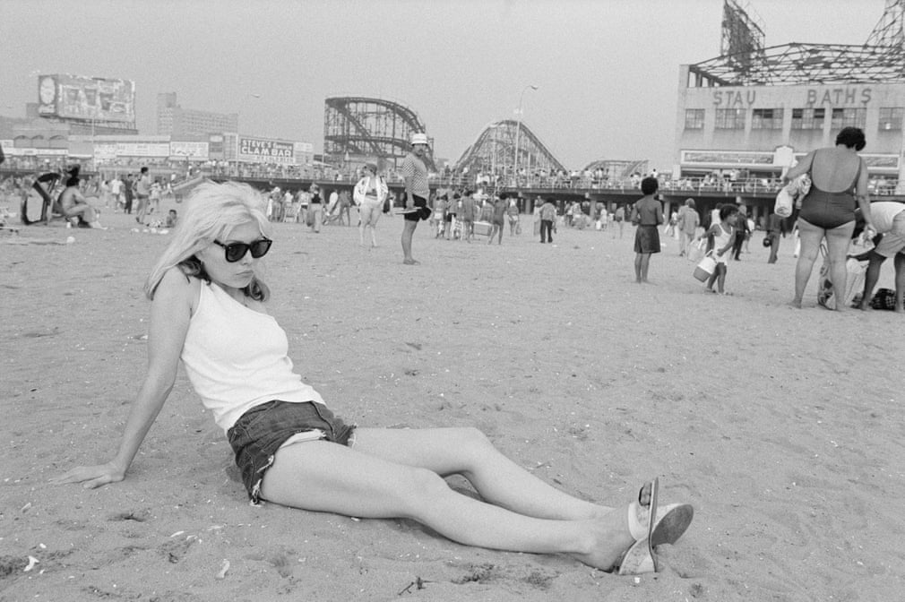 Debbie Harry on the beach at Coney Island, 1977 Photograph- Roberta Bayley