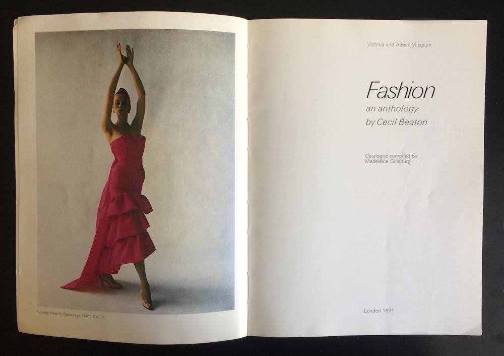 Exhibition poster for 'Fashion: An Anthology' - Victoria and