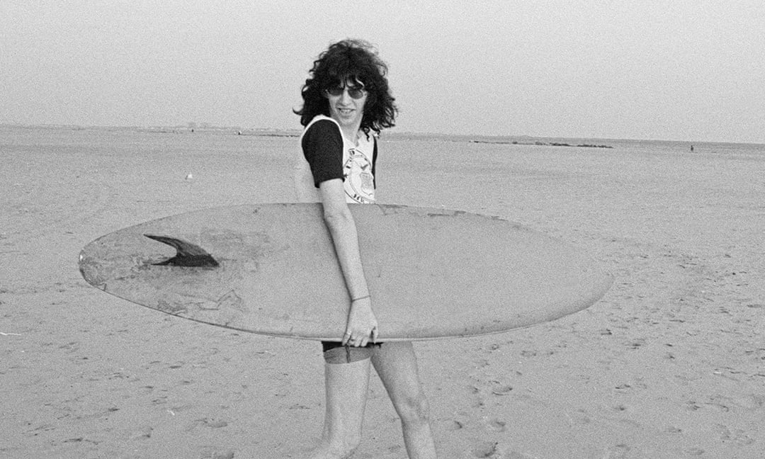 Joey Ramone, Coney Island, 1977. Photograph- Roberta Bayley