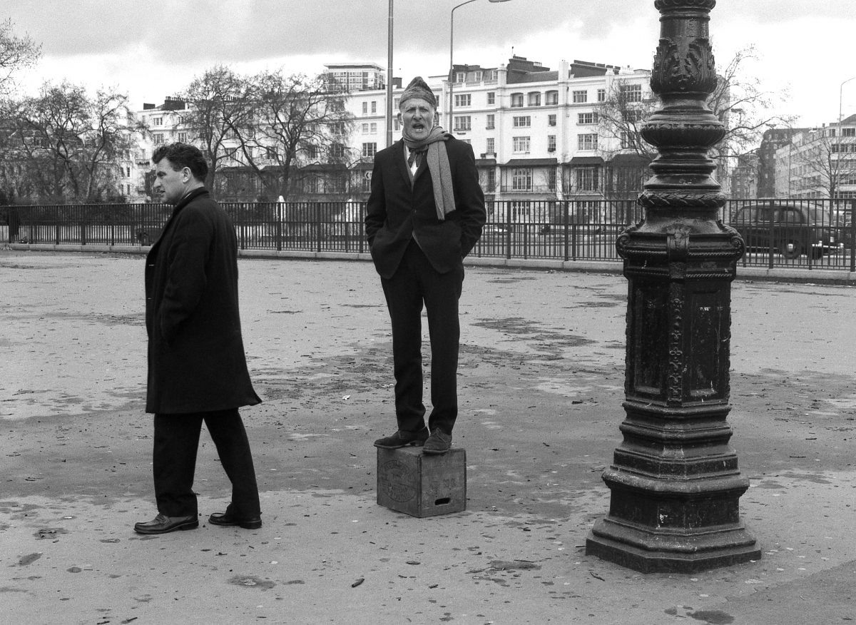 Speakers Corner Simon Nowicki London Hyde Park