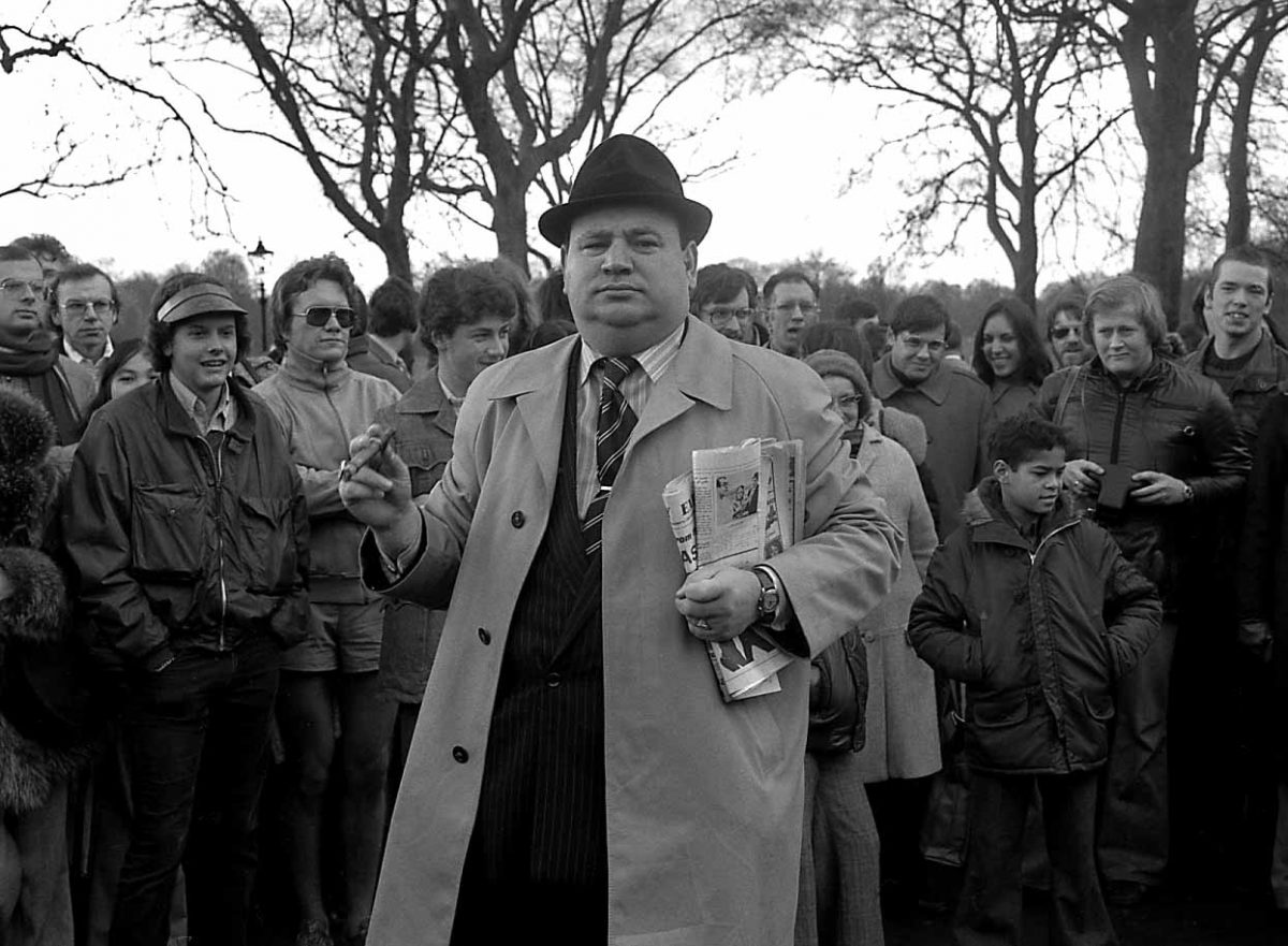 Speakers Corner Simon Nowicki London Hyde Park