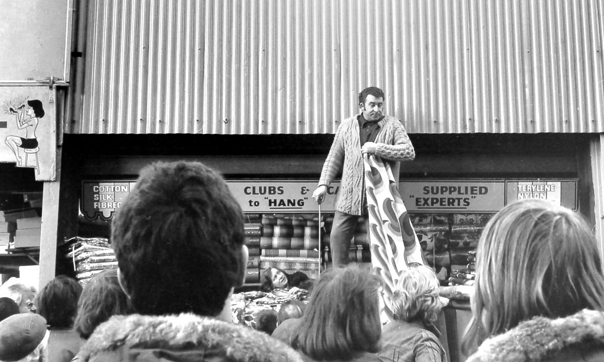 The Barras market Glasgow Scotland 1975