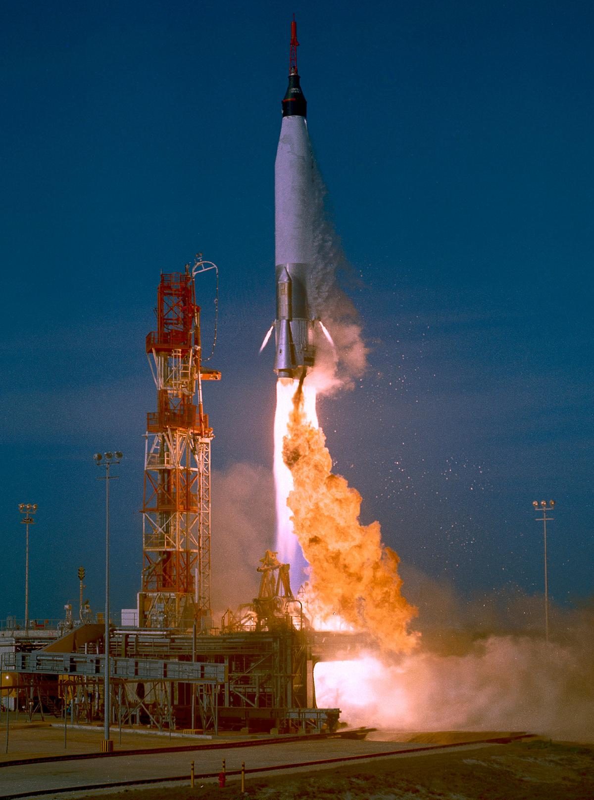 Launch of unmanned Mercury Atlas (MA-2) - February 24, 1961