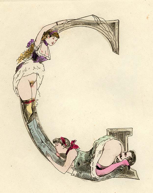Erotic alphabet 19th Century