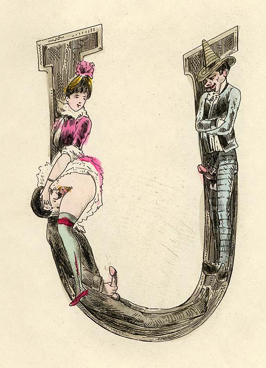 Erotic alphabet 19th Century