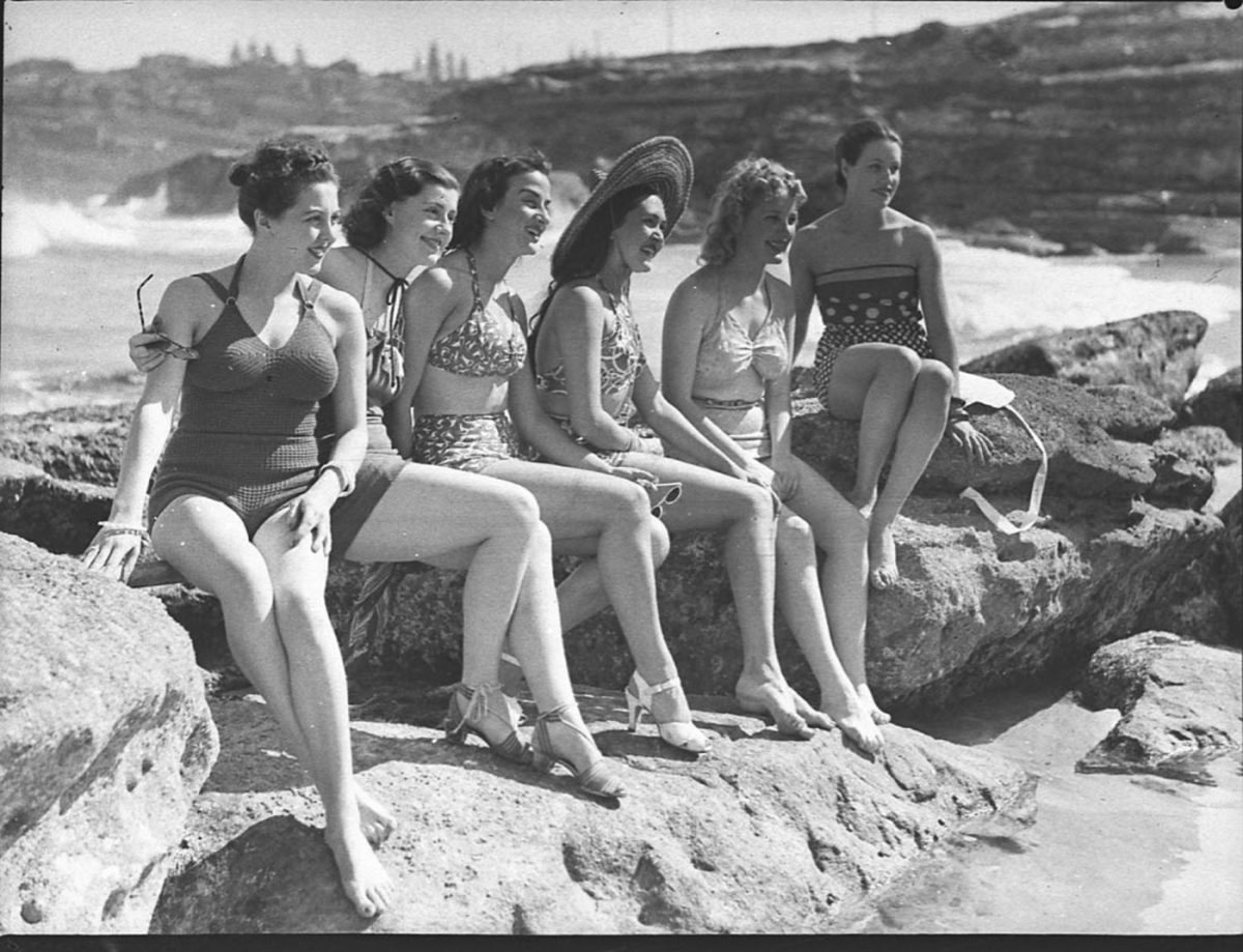 The Women Of The Women Relax On Sydney S Tamarama Beach In 1939 Flashbak