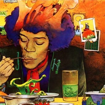 Moebius Illustrates Jimi Hendrix’s Voodoo Soup