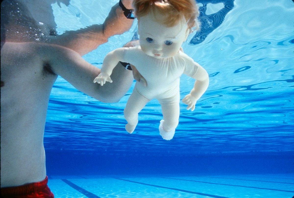 who is on the nirvana nevermind cover