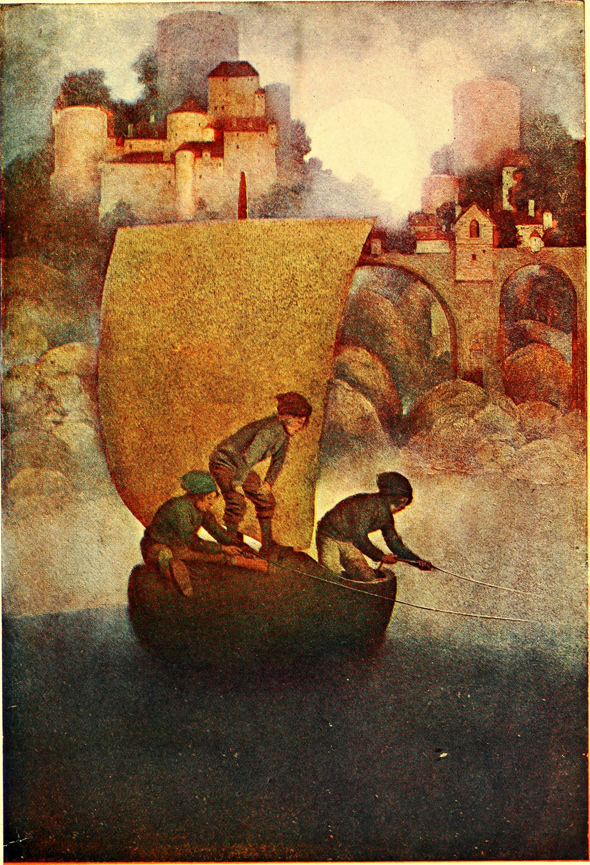 Illustrations from Poems of Childhood (1904) by Eugene Field with illustrations by Maxfield Parrish