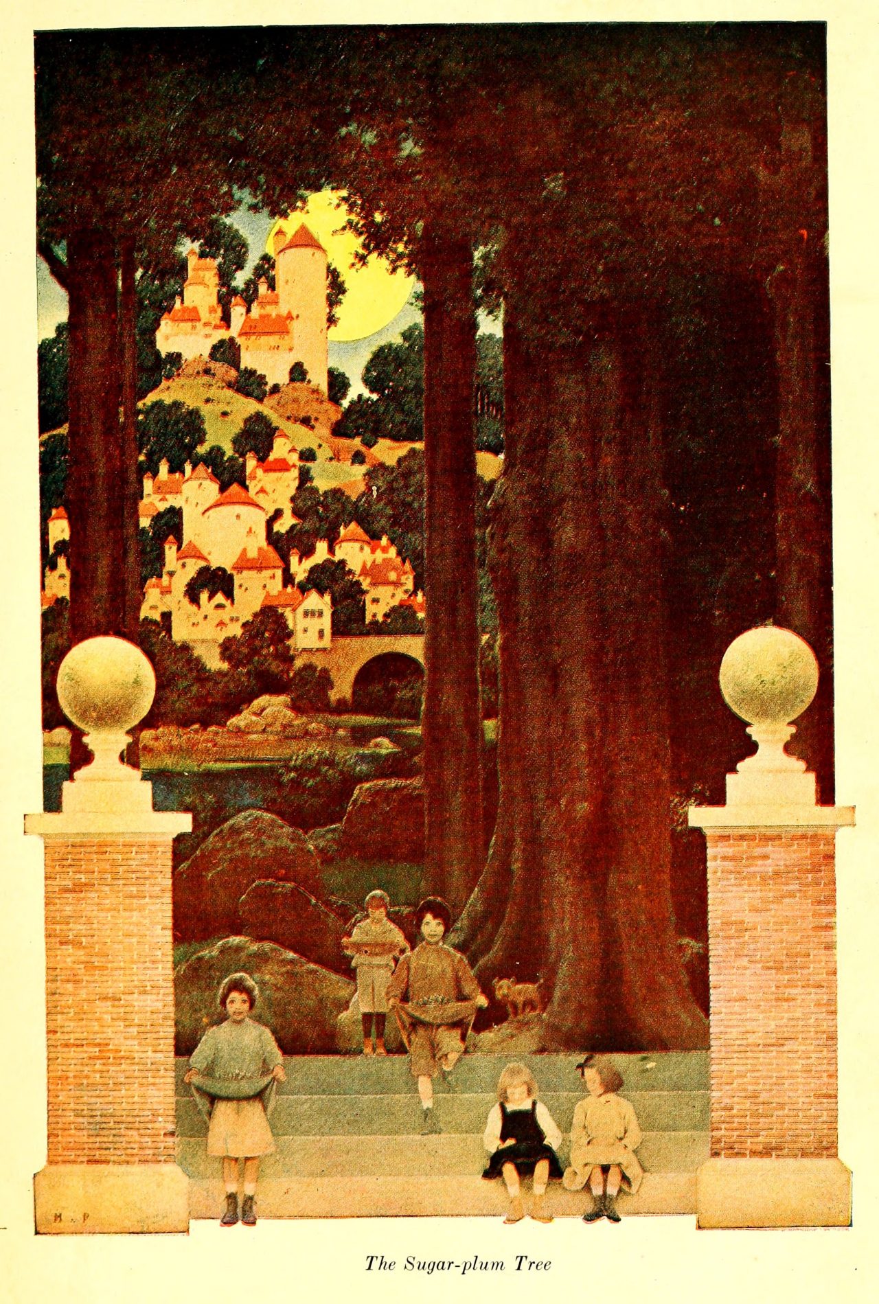 Illustrations from Poems of Childhood (1904) by Eugene Field with illustrations by Maxfield Parrish