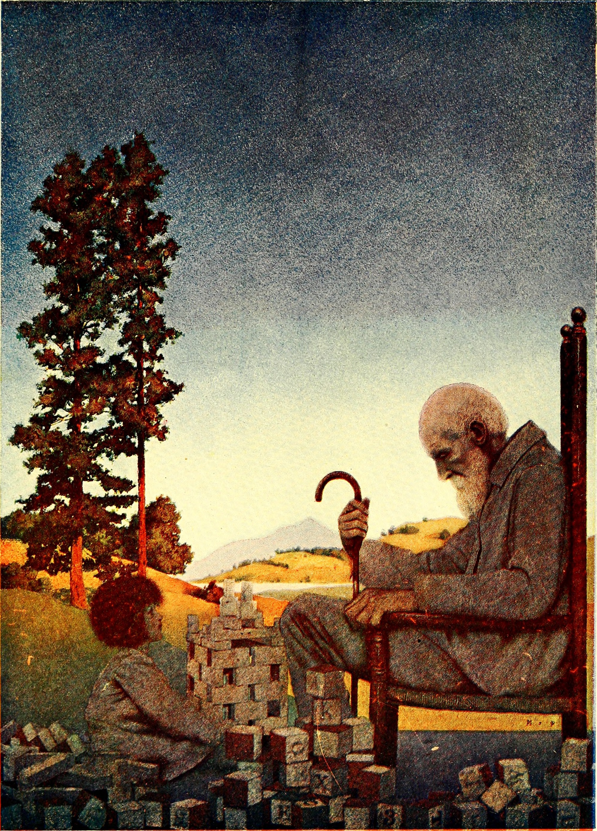 Illustrations from Poems of Childhood (1904) by Eugene Field with illustrations by Maxfield Parrish