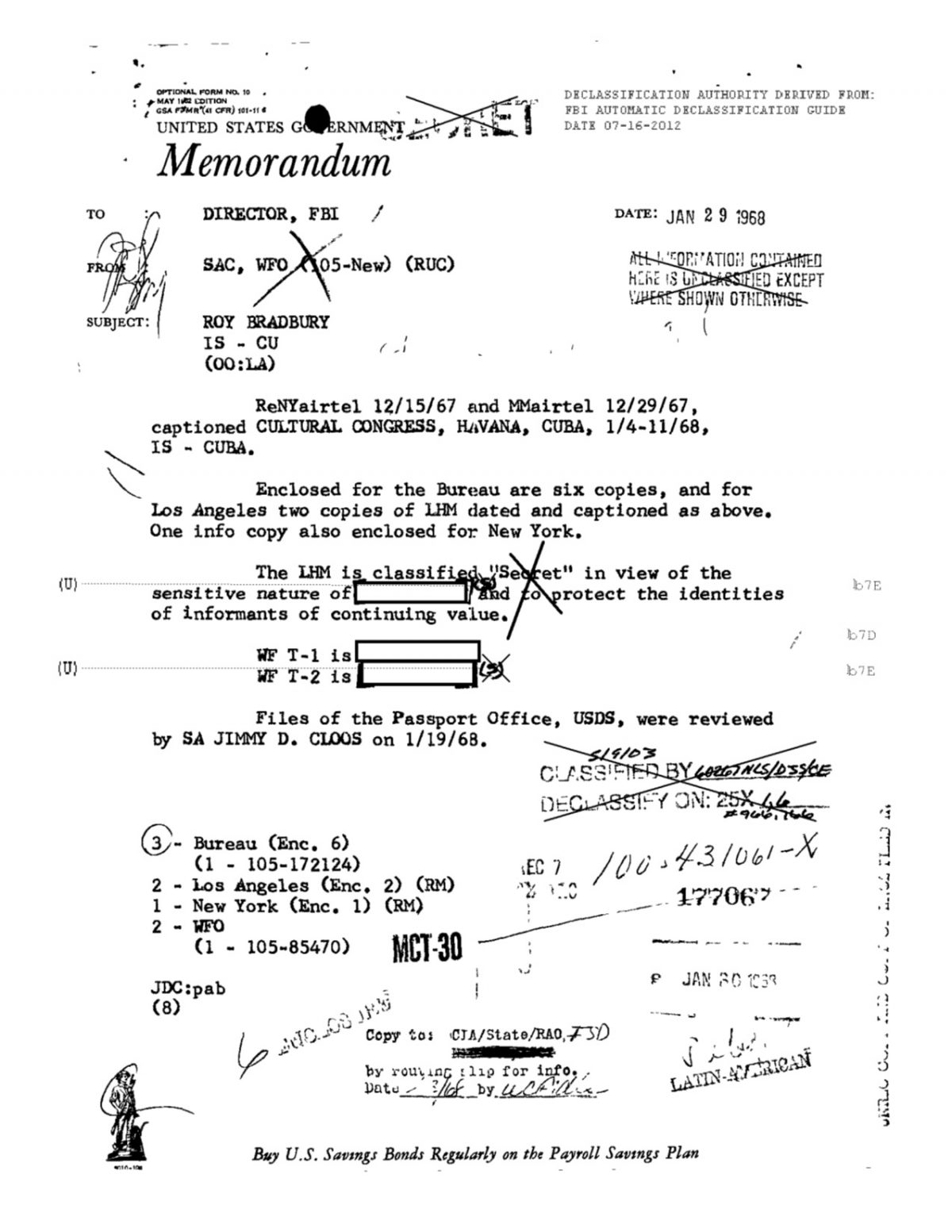 Ray Bradbury FBI files