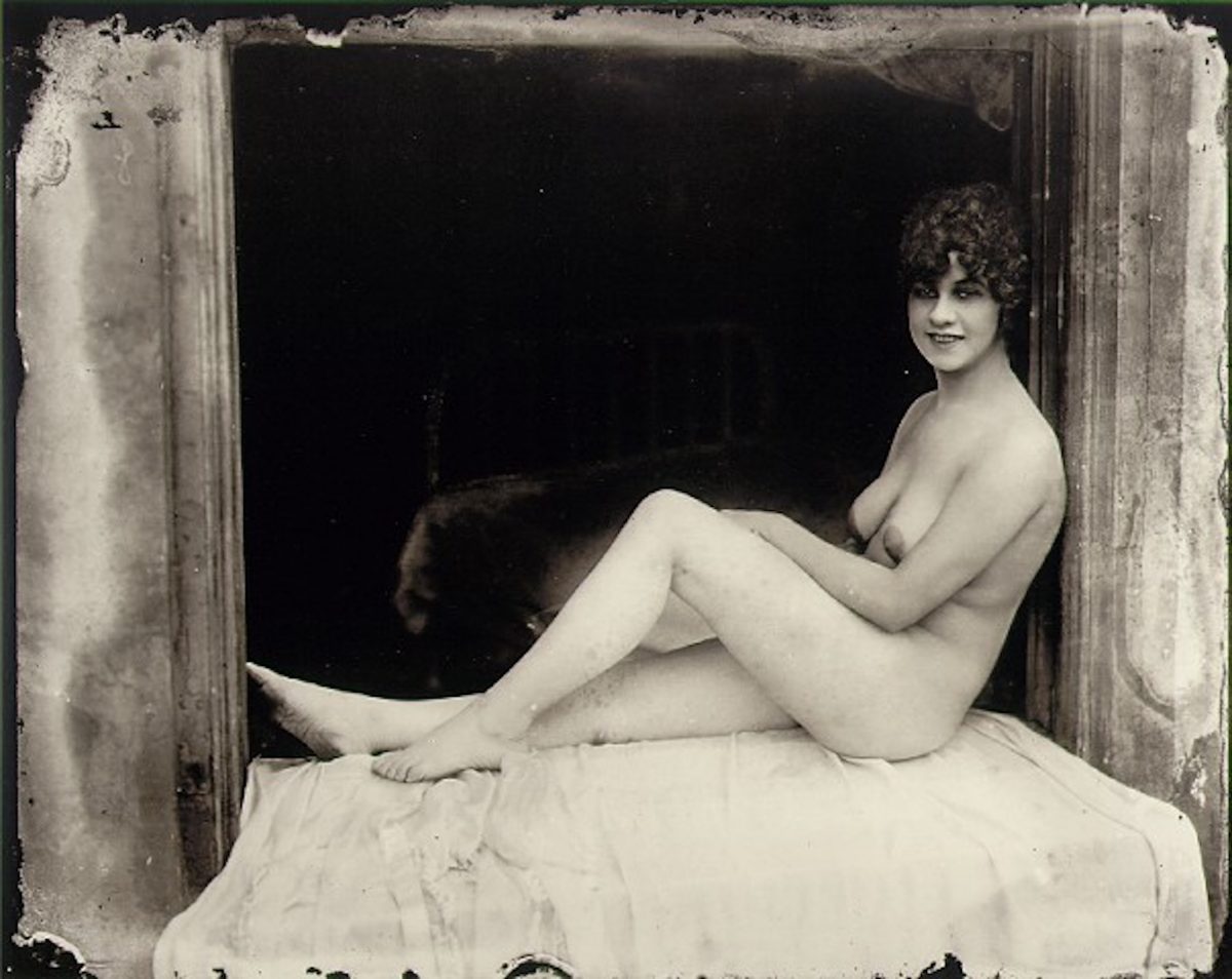 E. J. BELLOCQ (1873–1949) New Orleans (Nude on a Wicker Chaise), Storyville c. 1911–1913