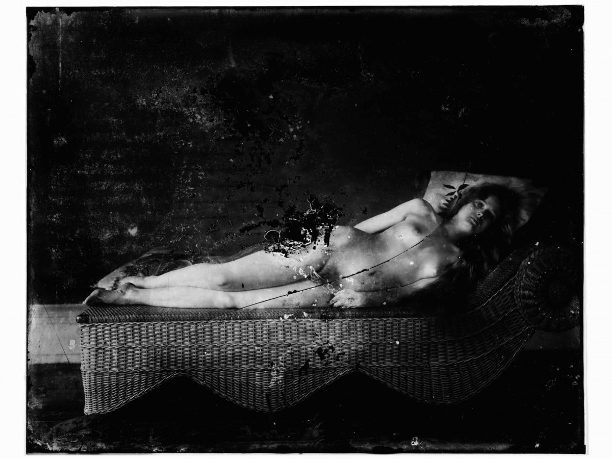 E. J. BELLOCQ (1873–1949) New Orleans (Nude on a Wicker Chaise), Storyville c. 1911–1913