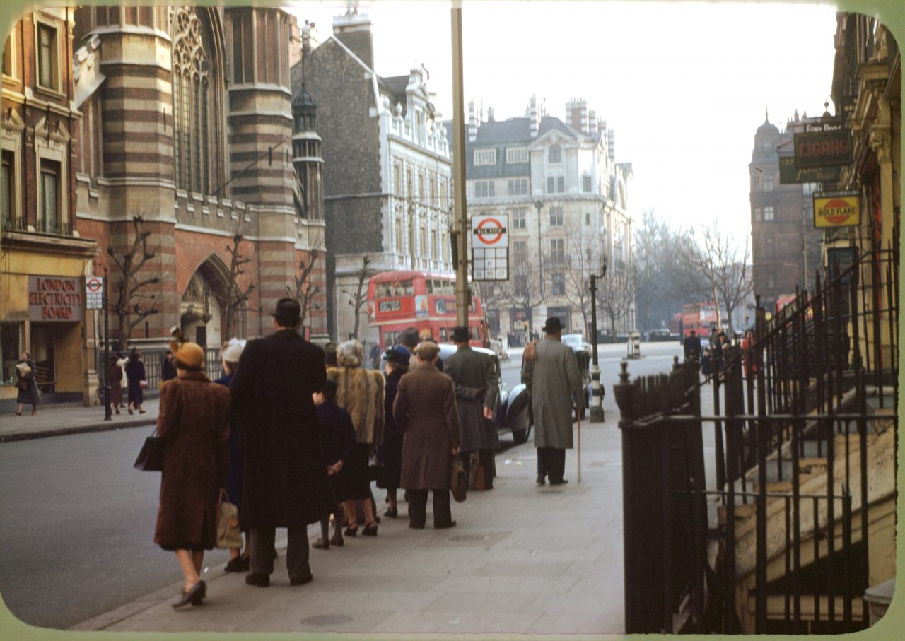 Wonderful Kodachrome Photos Of London In 1949 Flashbak 