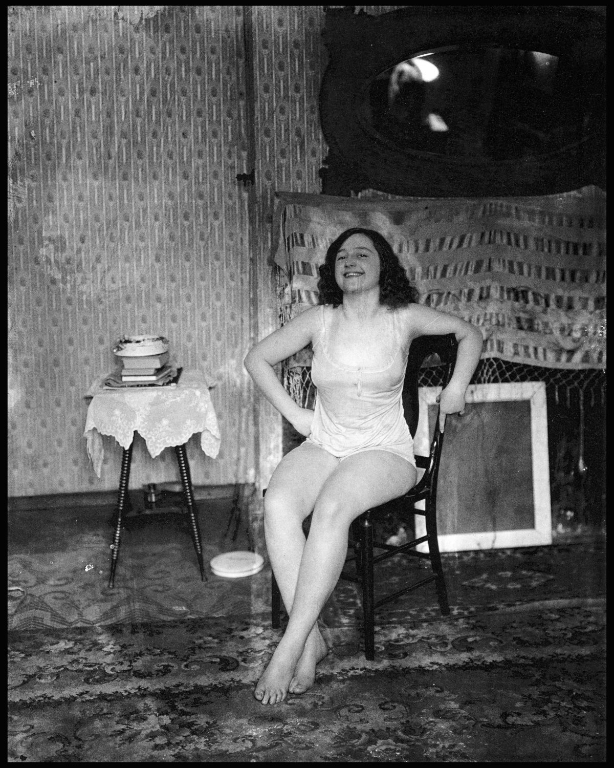 E. J. BELLOCQ (1873–1949) New Orleans (Nude on a Wicker Chaise), Storyville c. 1911–1913