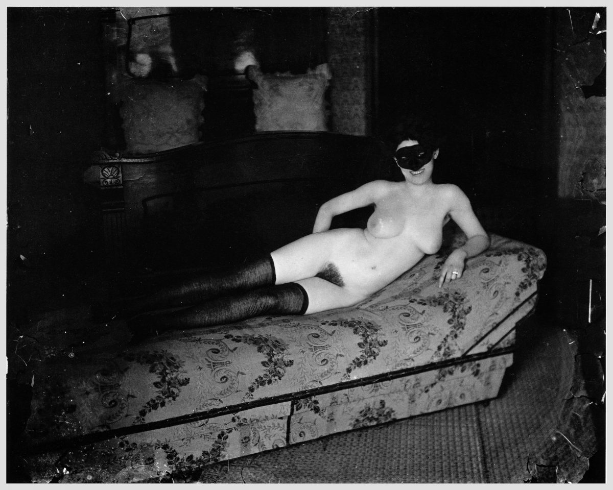 E. J. BELLOCQ (1873–1949) New Orleans (Nude on a Wicker Chaise), Storyville c. 1911–1913