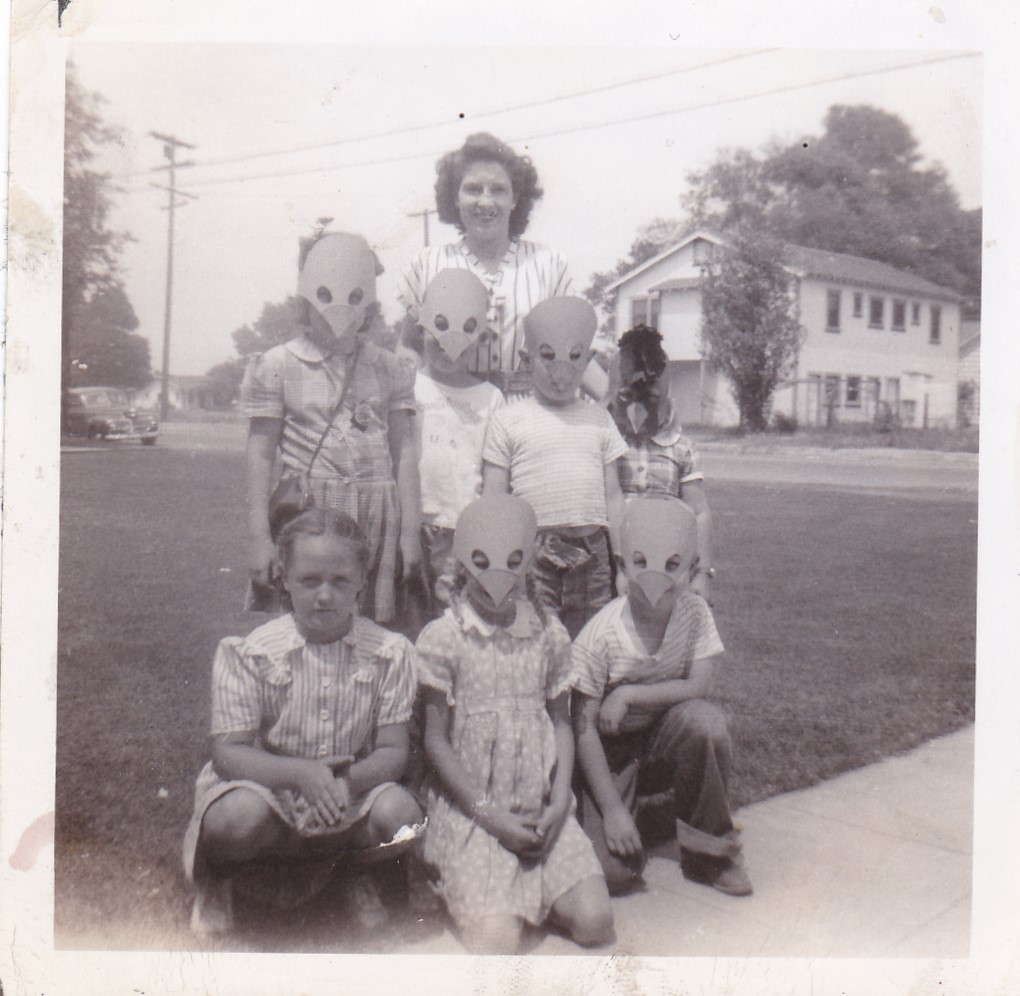 children in horror weird vintage snapshots