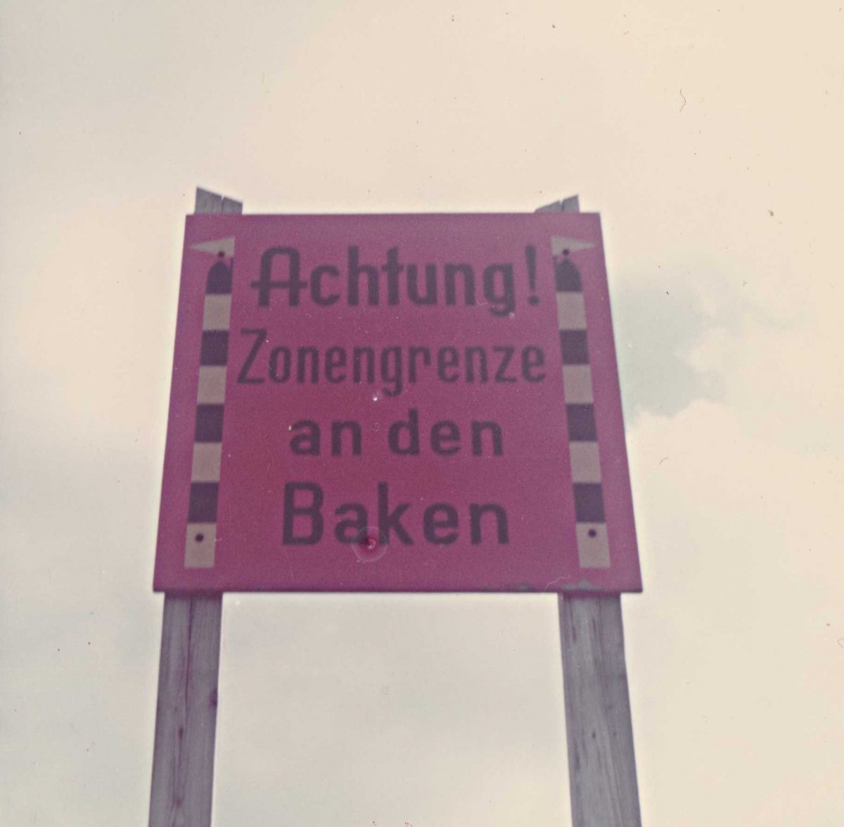 Visiting the inner German border in 1972