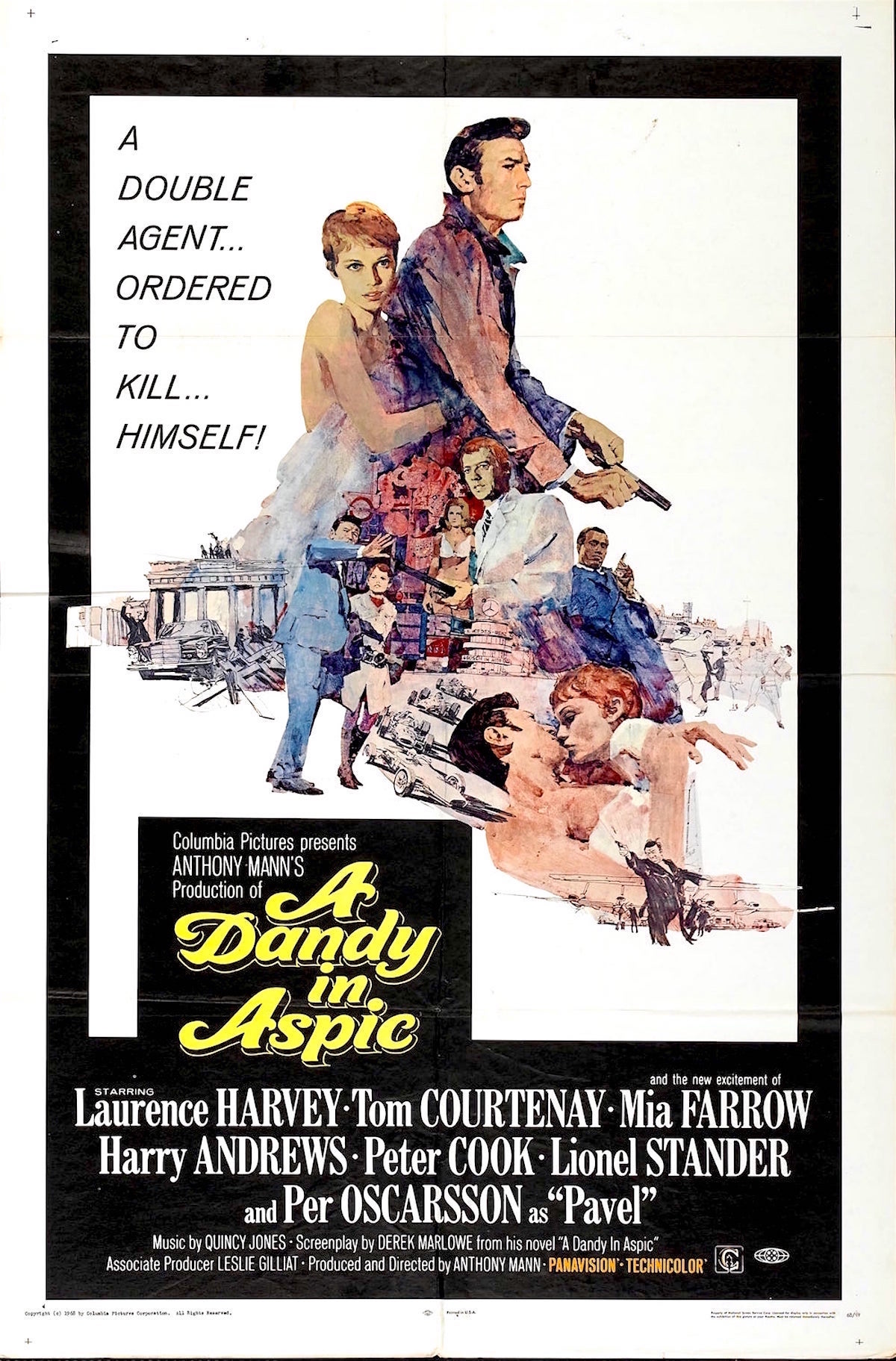 A Dandy in Aspic, Derek Marlowe, Anthony Mann