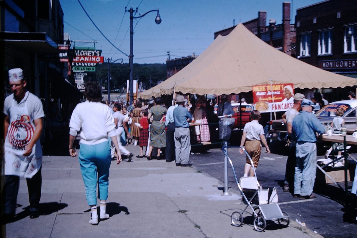 Found Photo - Dixon Illinois Street Festival Dated 1959
