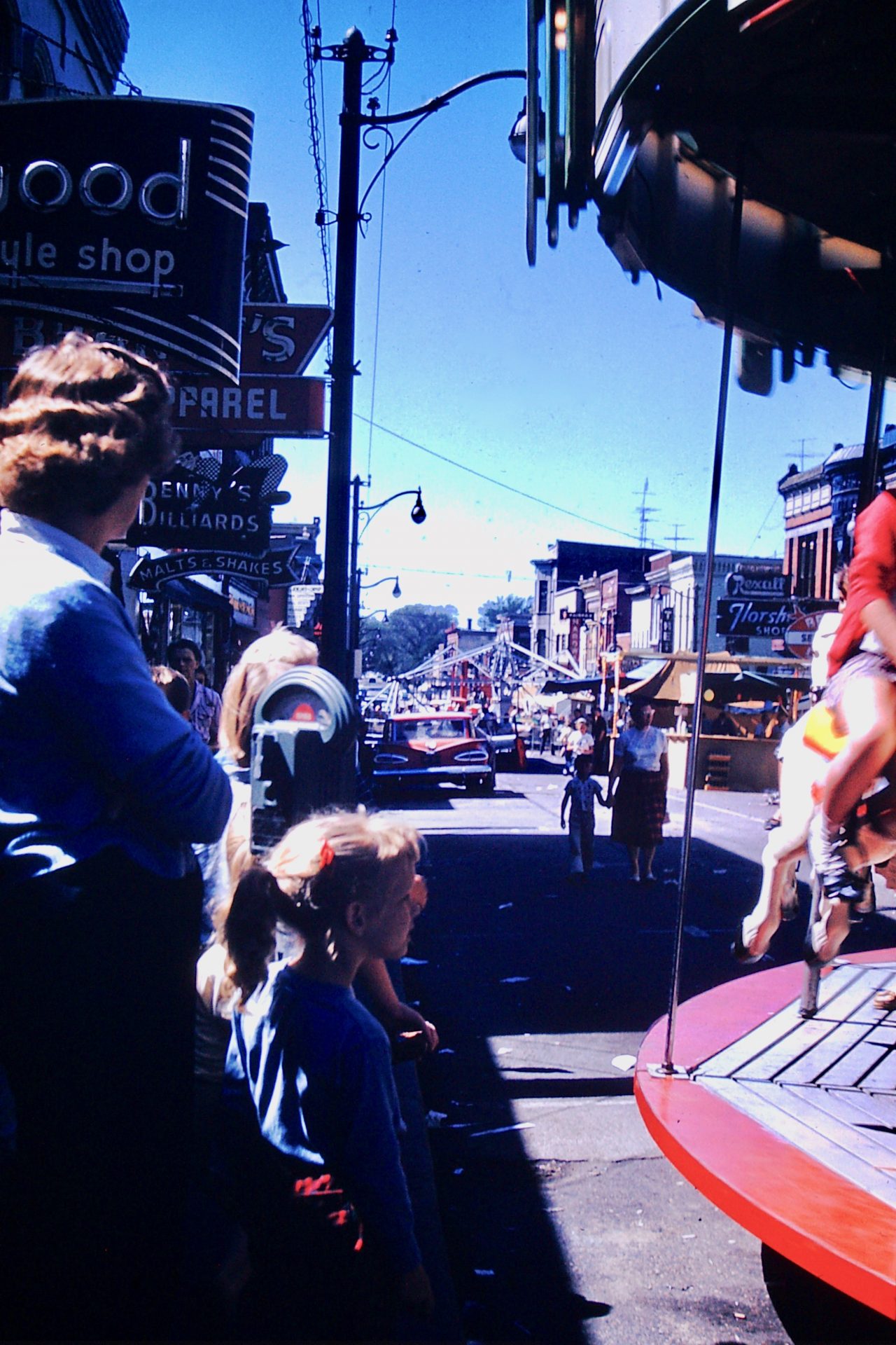 Found Photo - Dixon Illinois Street Festival Dated 1959